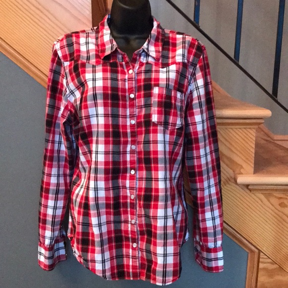 guess checkered shirt